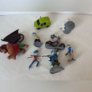 Disney Pixar Onward Toys Lot Of 8 Figures Ian Barley Manticore Fairies Unicorn